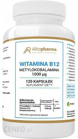 Altopharma Witamina B12 Metylokobalamina 1000 µg – 120 kaps.