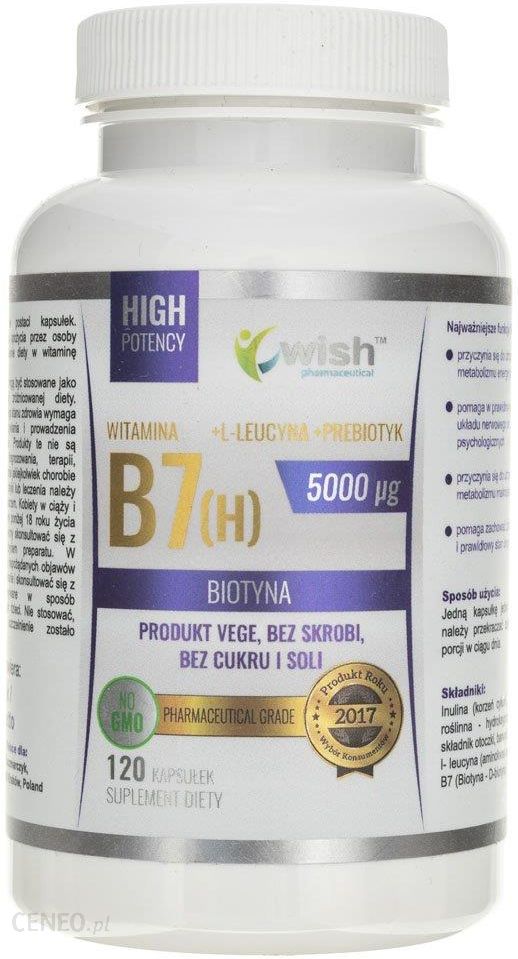 Wish Biotyna Witamina B7 (H) 5000 µg 120 kaps